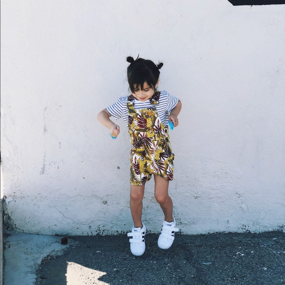 Vintage Jungle Theme Overalls